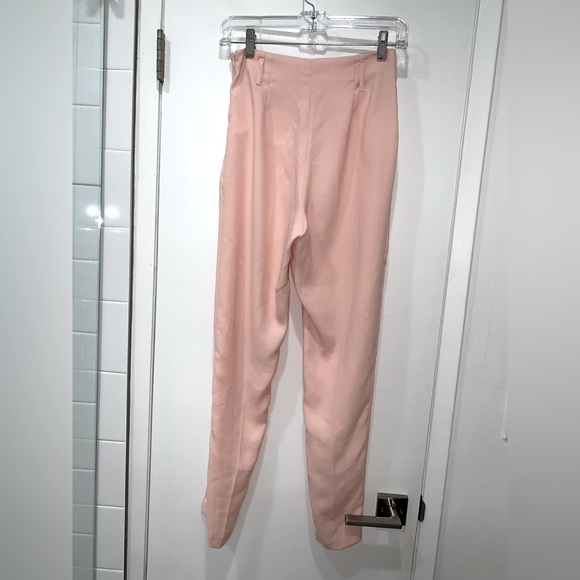 Missguided Peach High-waist seamed Trousers - Picture 10 of 11